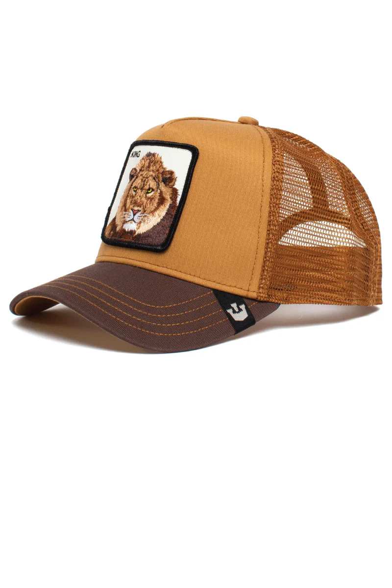 Unisex King Lion Trucker Hat - Image 2