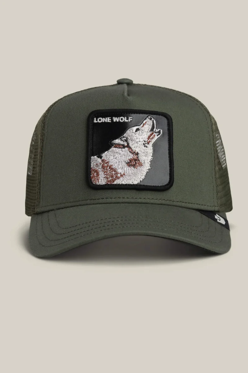 Unisex Lone Wolf Trucker Hat