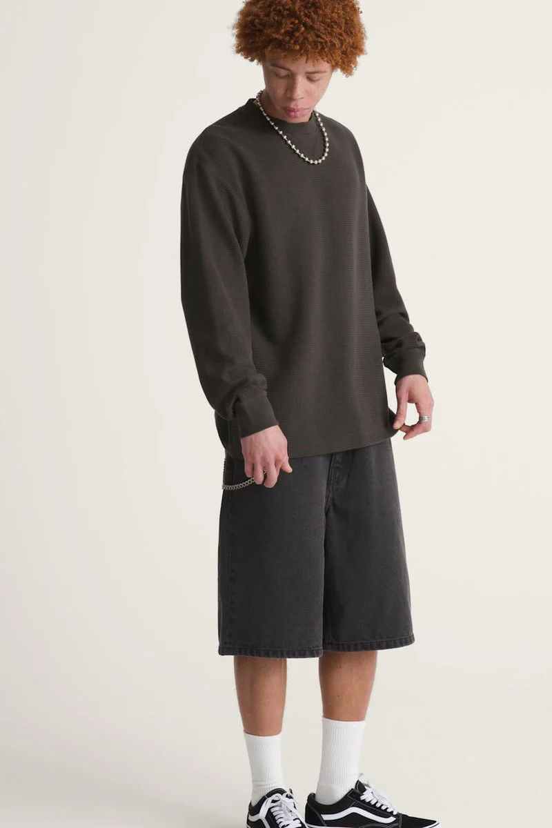 Check-5 Baggy Denim Shorts