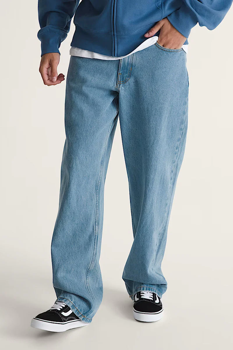 Check-5 Loose Denim Pants - Image 3