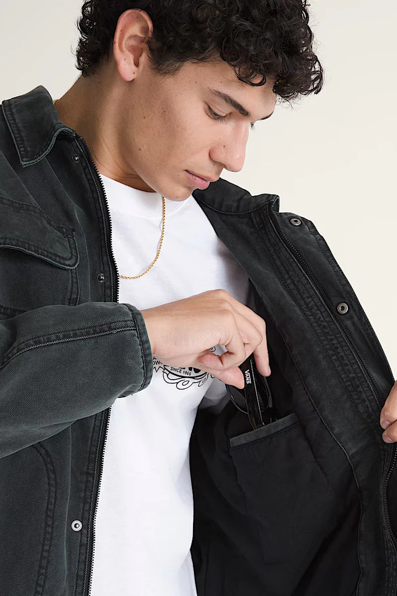 Umber Pigment Canvas Jacket - Image 4