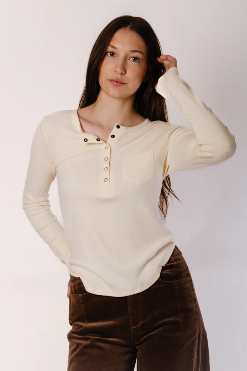 Brushed Henley