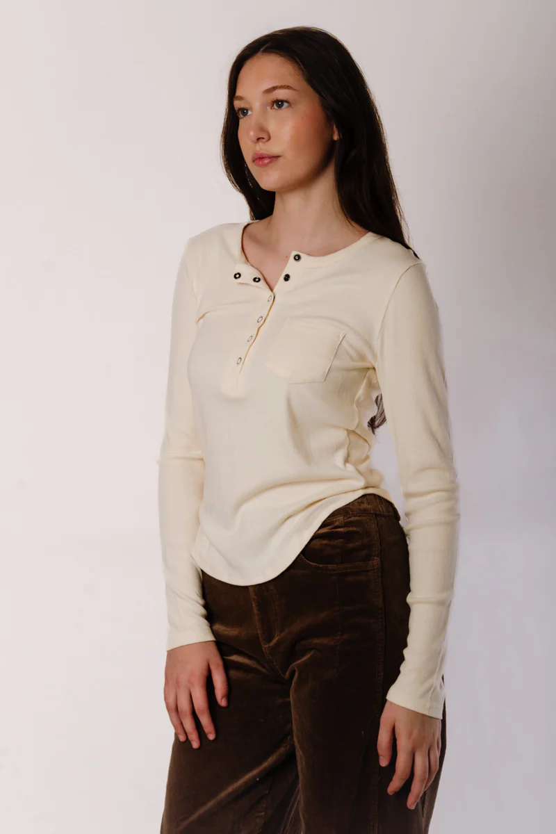 Brushed Henley - Image 3