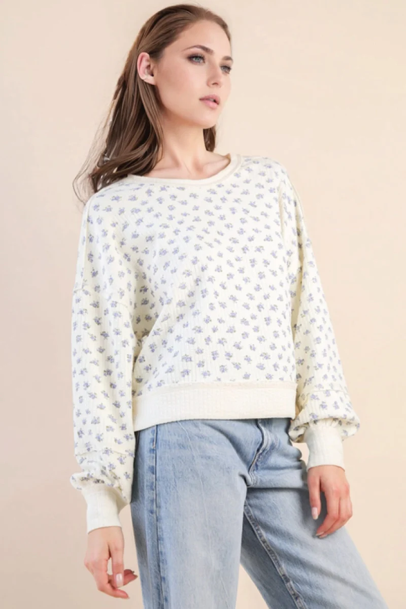 Ditsy Floral Sweatshirt