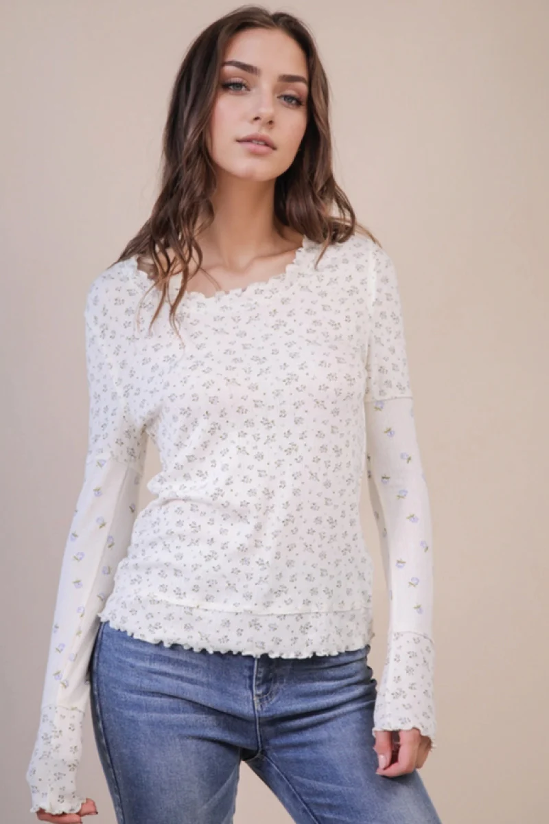 Floral Henley - Image 2