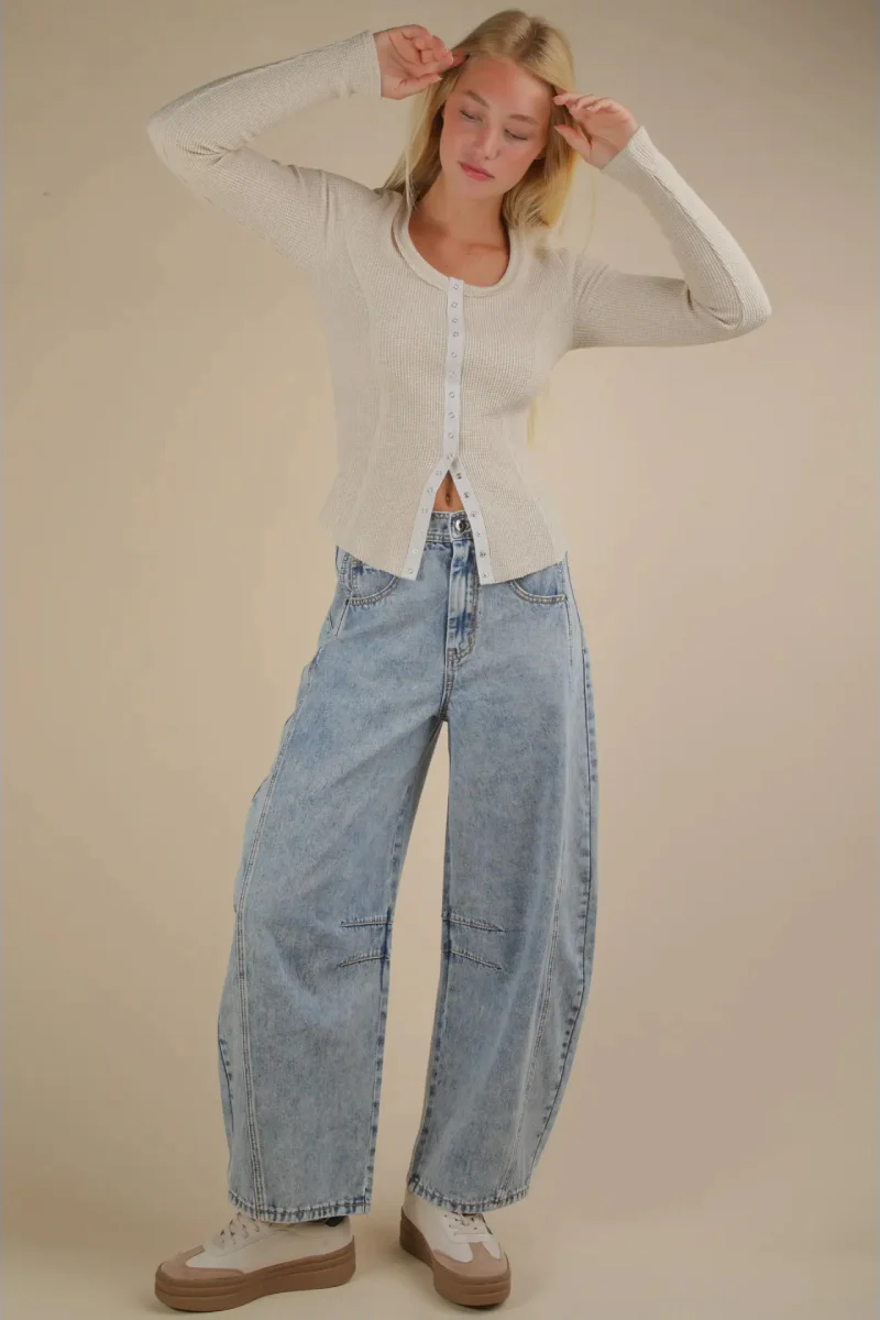 Snap Front Thermal Long Sleeve - Image 3