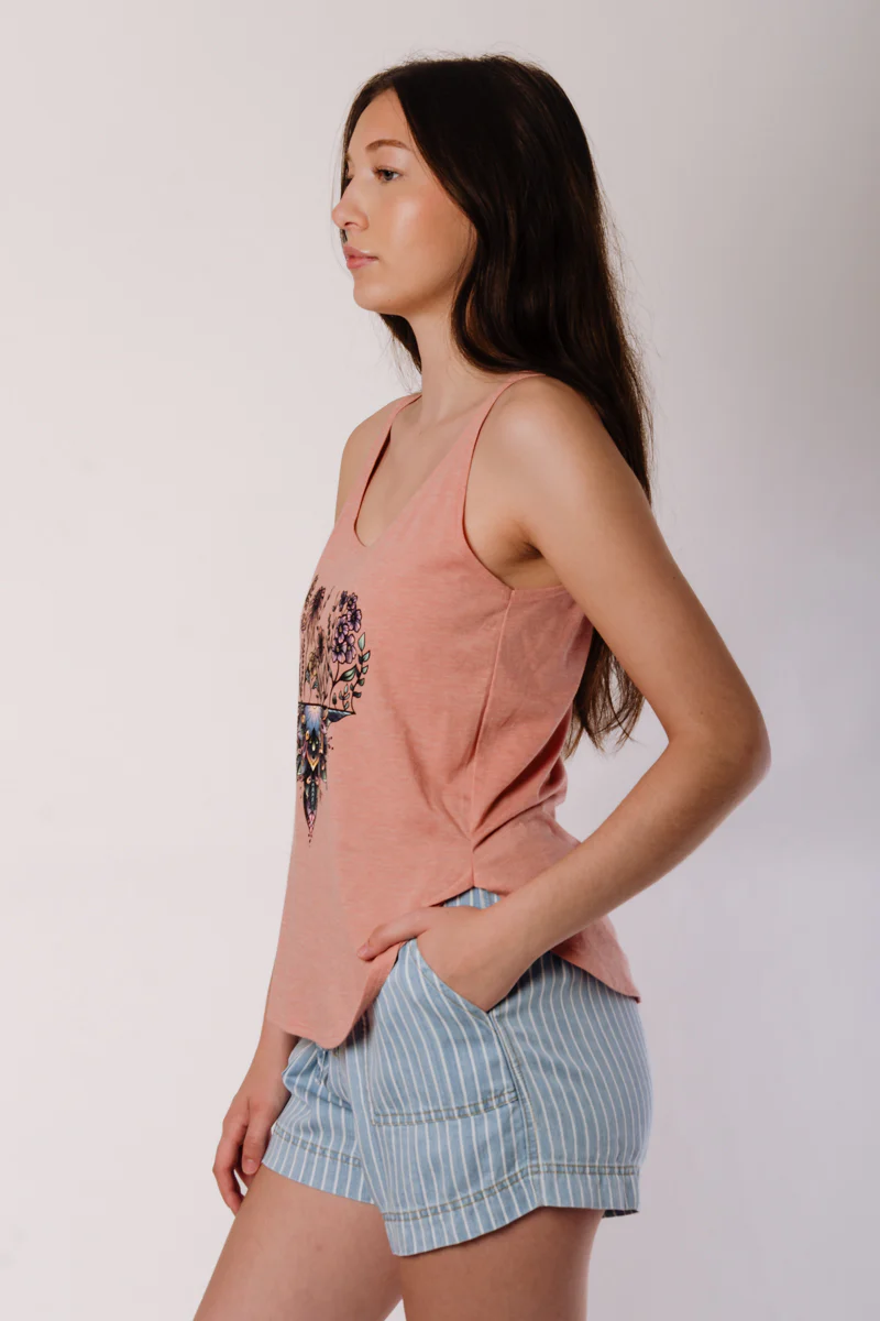 Flower Mandala Festival Tank - Image 3