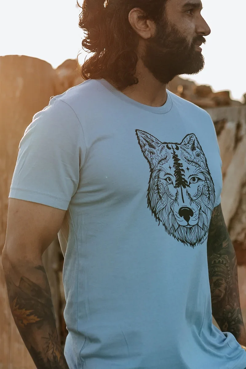 Nature Wolf Tee - Image 2