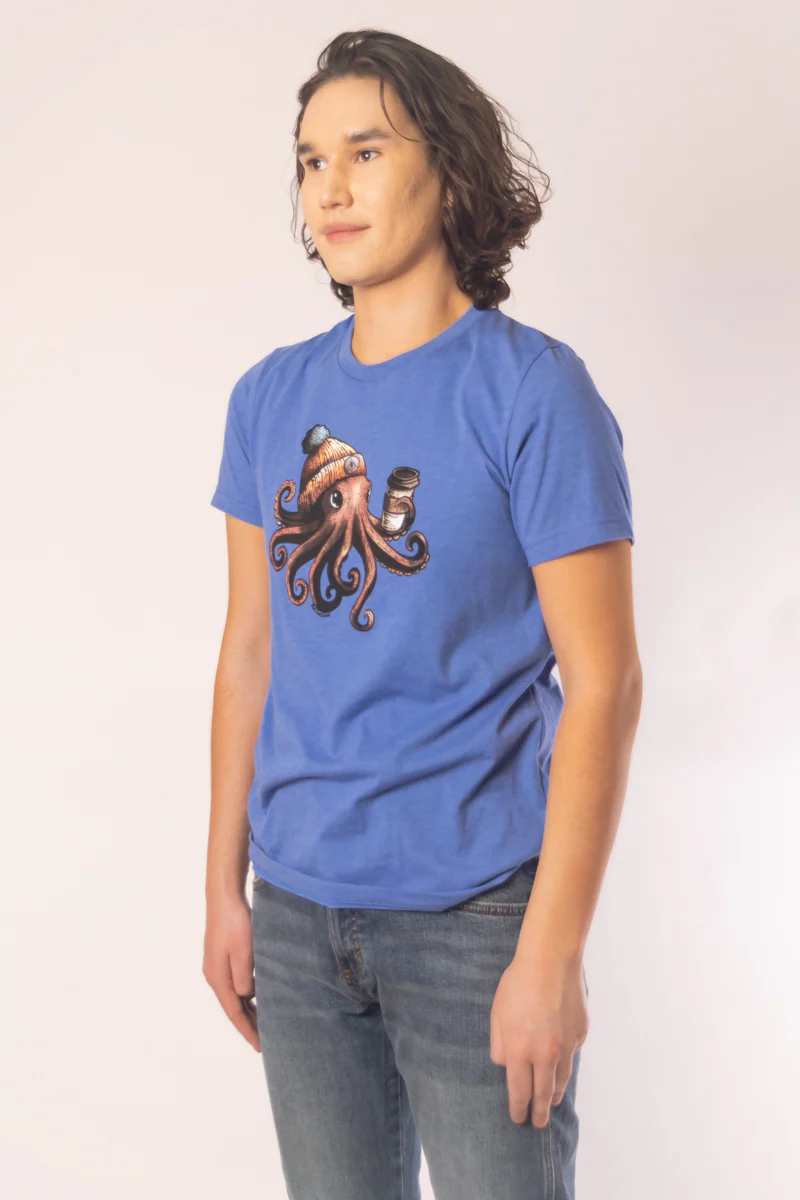 Unisex Cozy Octopus Tee - Image 2