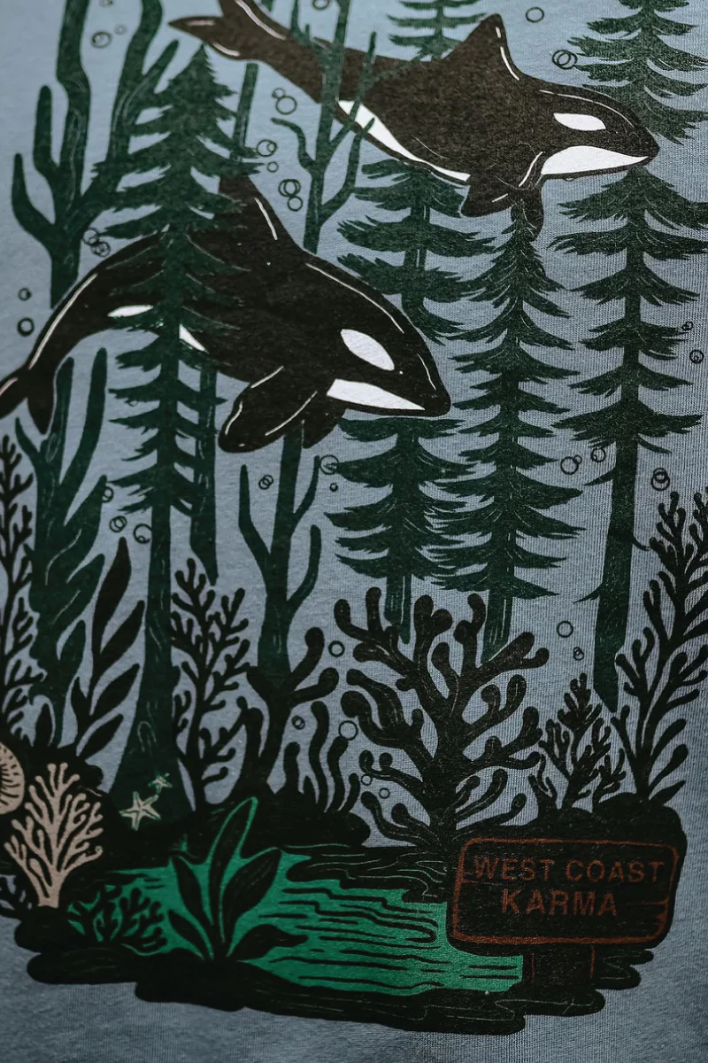 Unisex Orca Forest Tee - Image 2