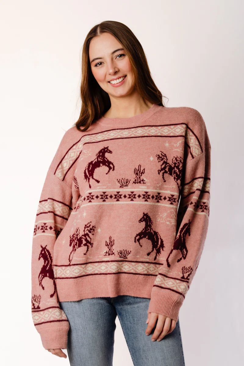 Western Horse Sweater - Image 3