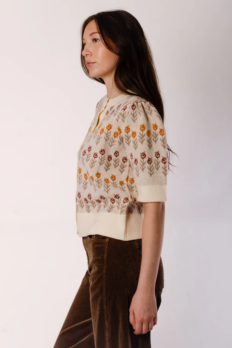 Abstract Flower Cardi - Image 4