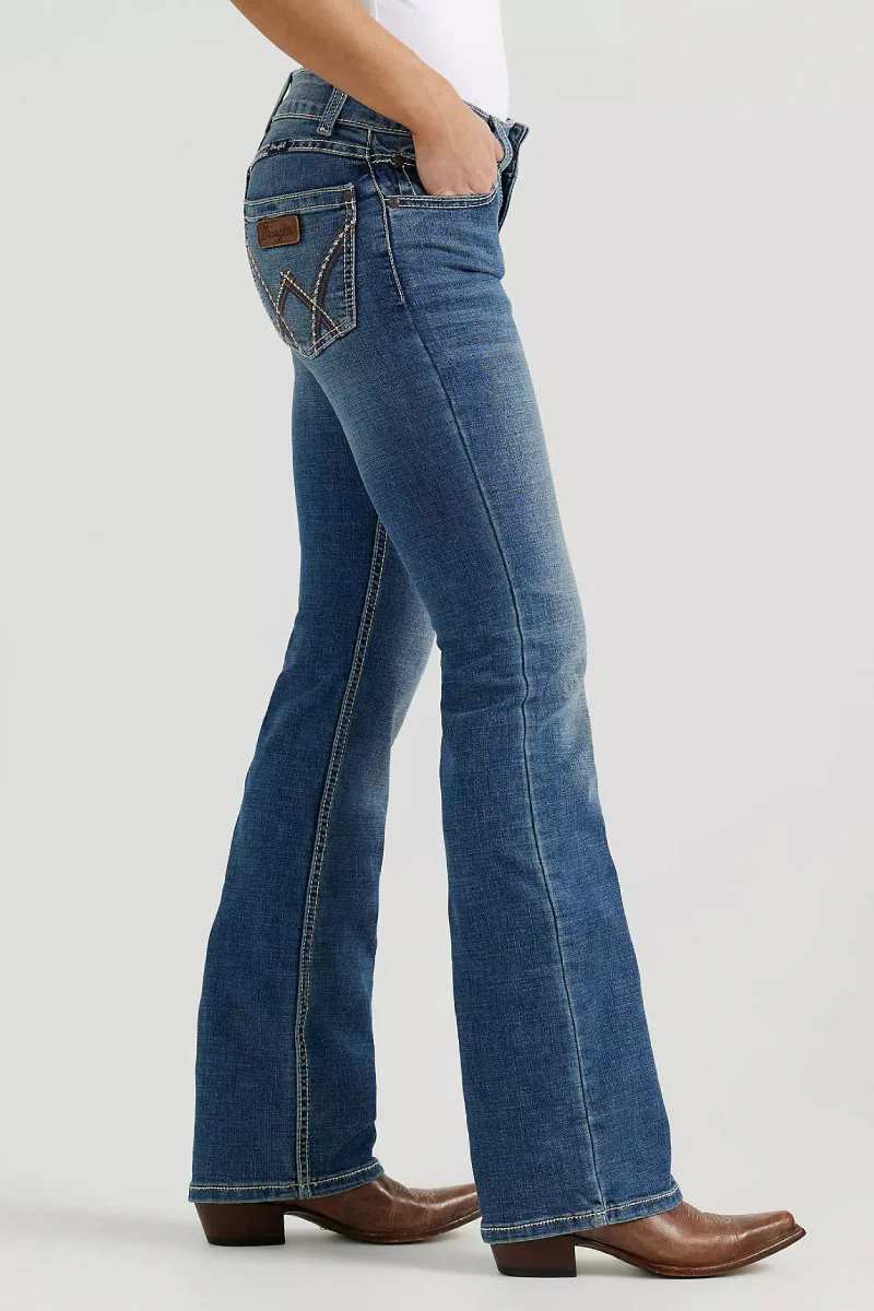 Retro Mae Mid Rise Bootcut Jeans - Image 3