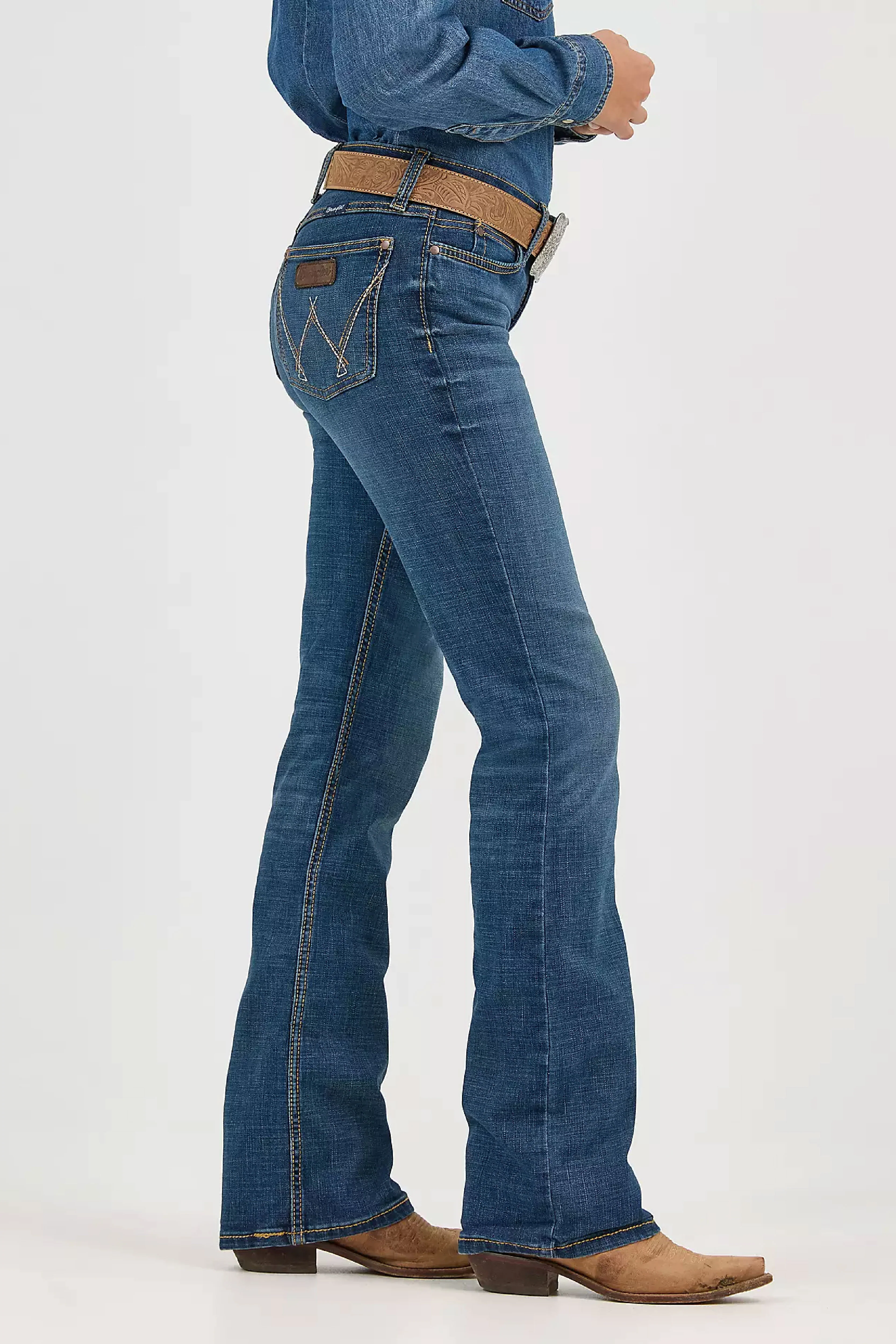 Retro Mae Mid Rise Bootcut Jeans - Image 3