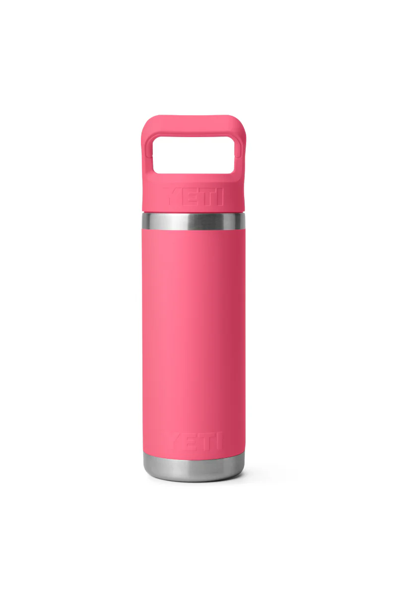 Rambler 18 oz Straw Bottle - Tropical Pink - Image 2