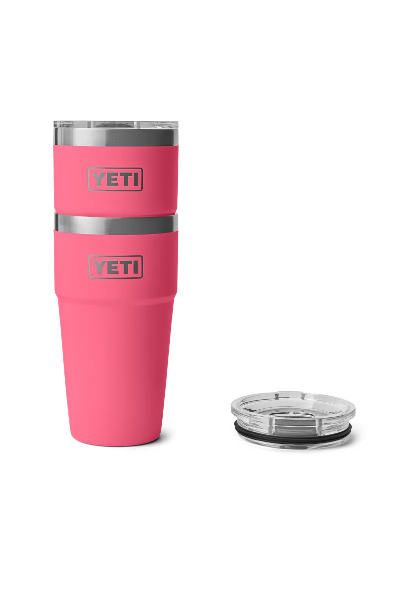 Rambler 20 oz Stackable Cup -Tropical Pink - Image 4