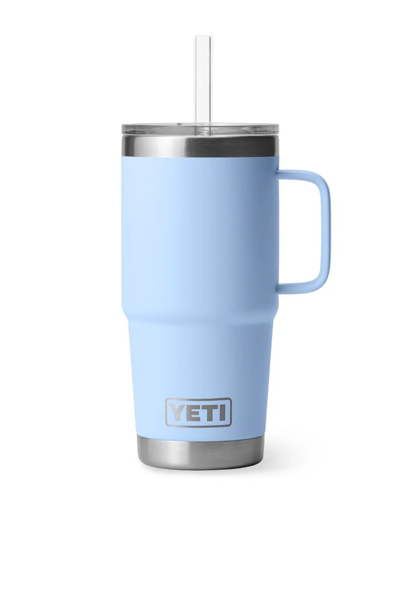 Rambler 25 oz Straw Mug - Big Sky Blue - Image 2