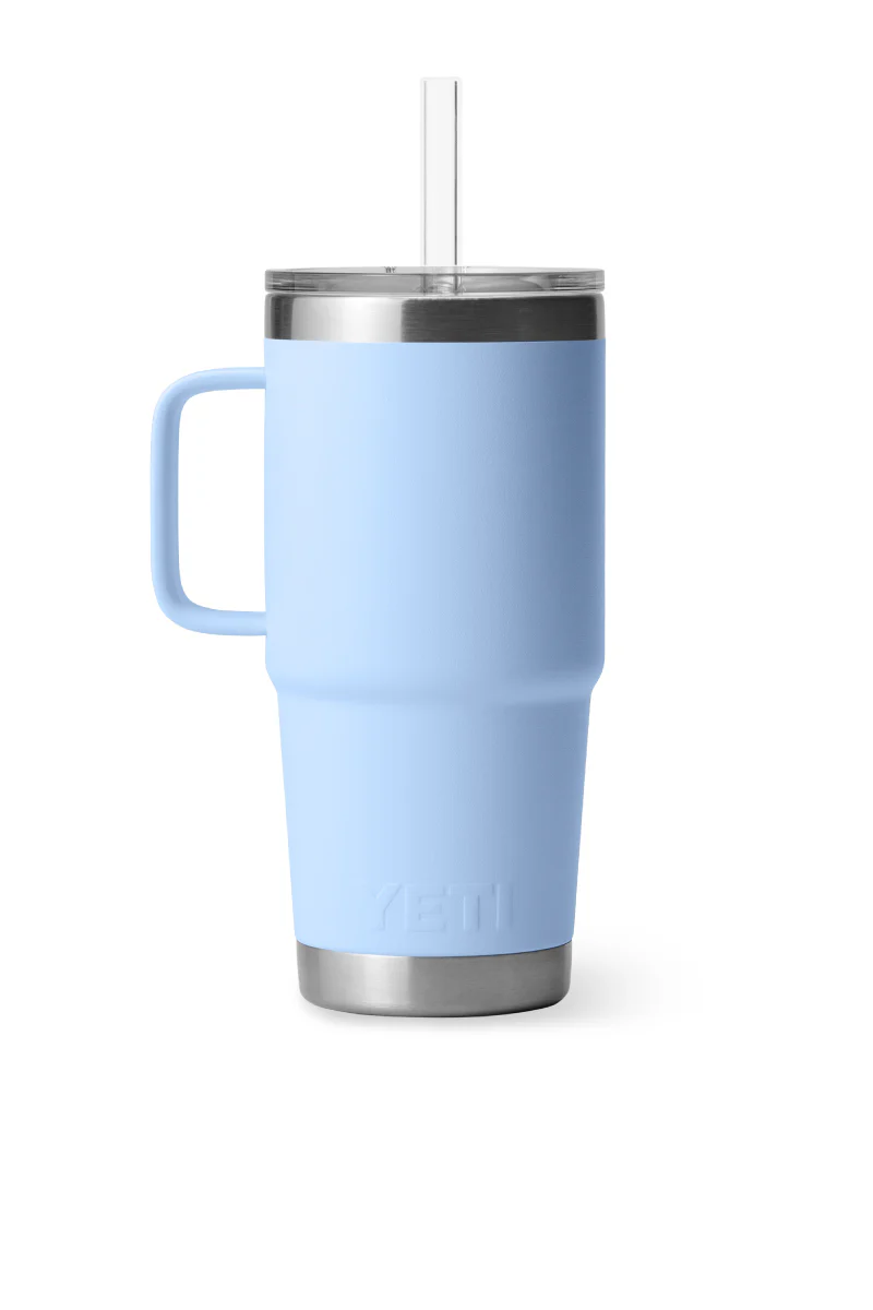 Rambler 25 oz Straw Mug - Big Sky Blue - Image 3