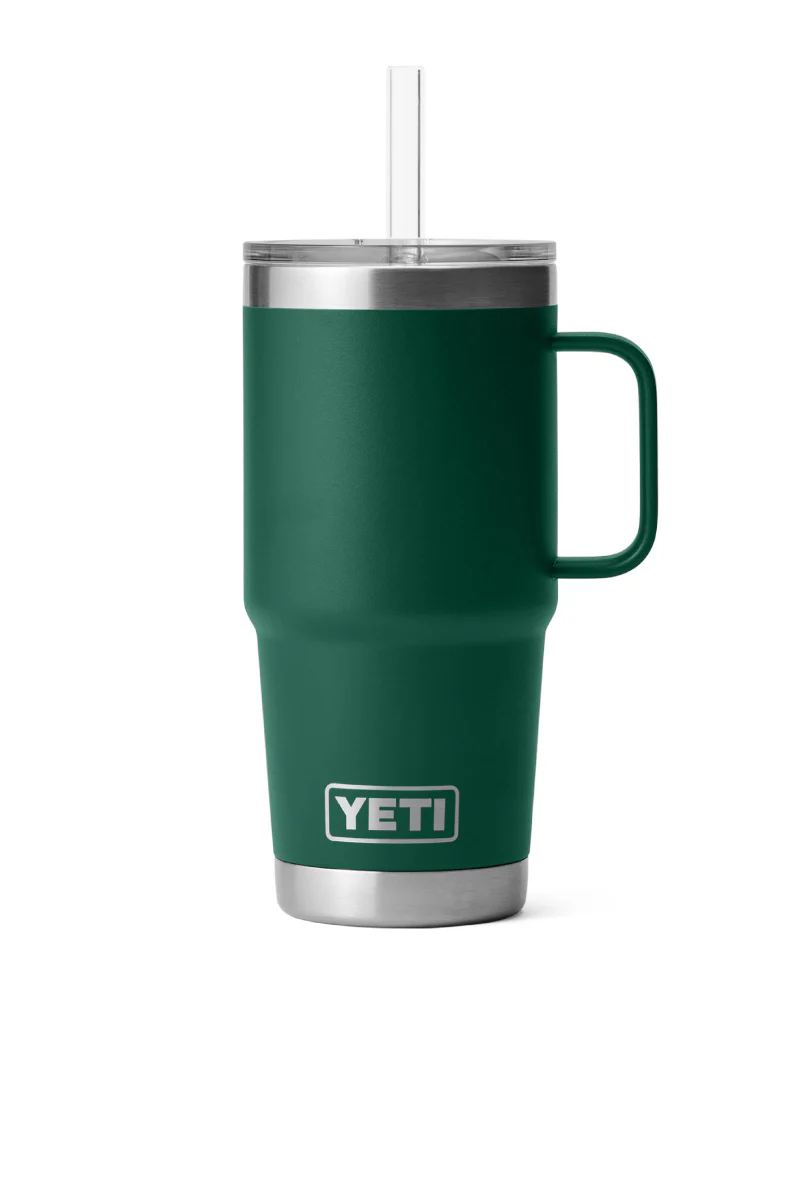 Rambler 25 oz Straw Mug - Black Forest Green - Image 2