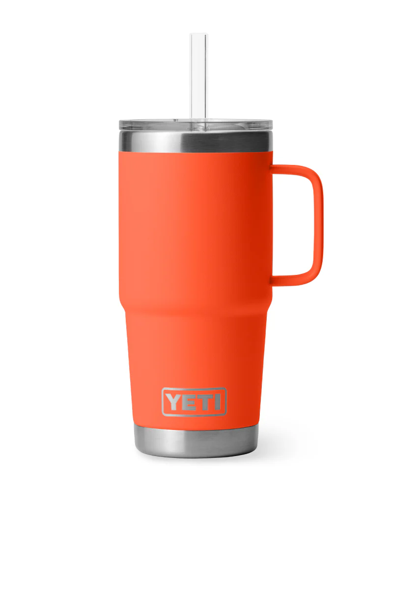 Rambler 25 oz Straw Mug - Papaya - Image 2