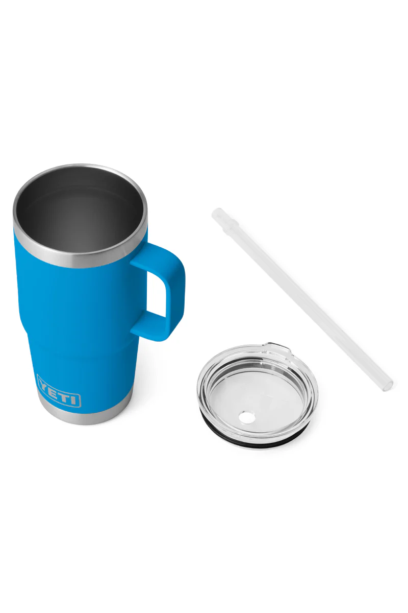 Rambler 25 oz Straw Mug - Big Wave Blue - Image 4