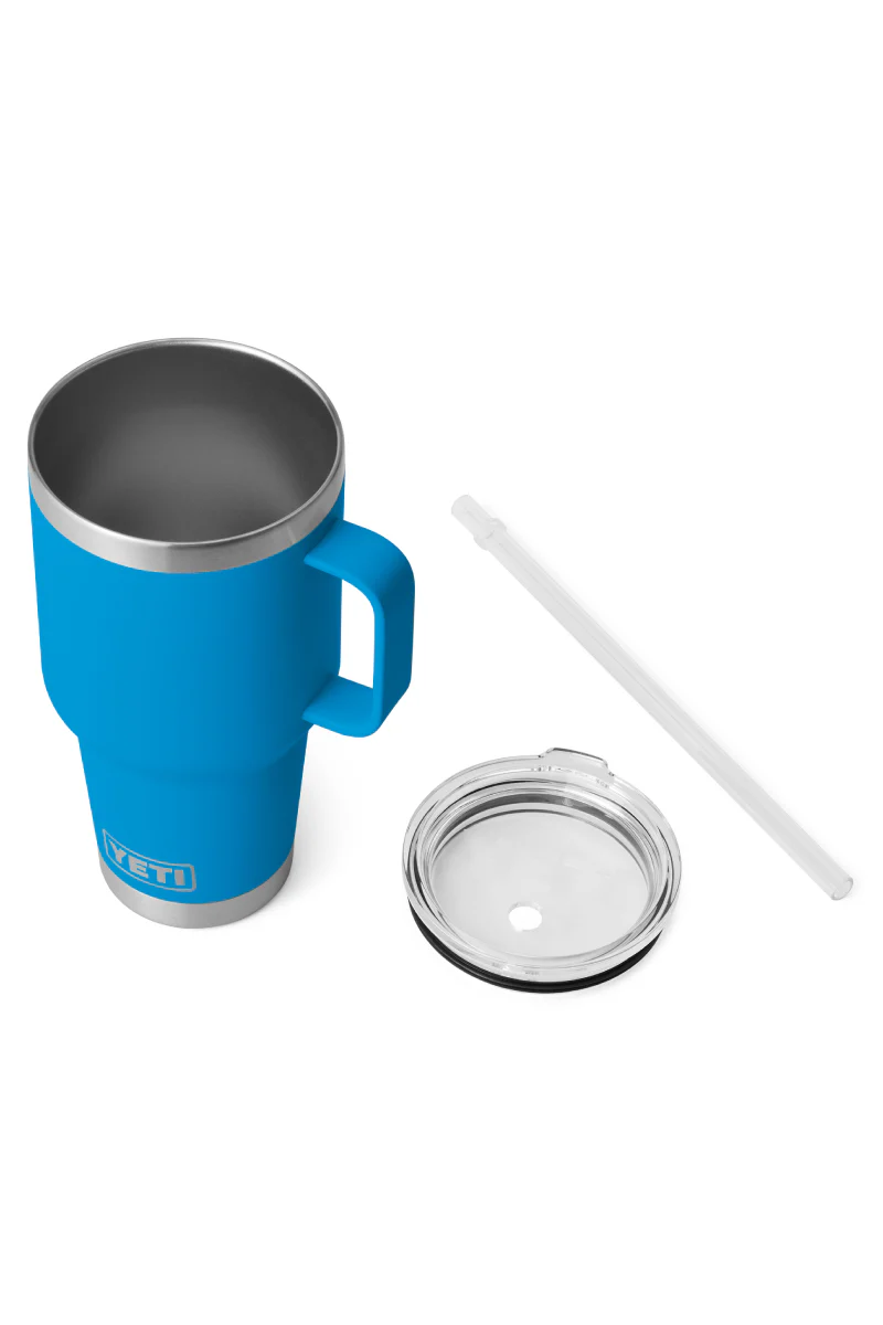 Rambler 35 oz Straw Mug - Big Wave Blue - Image 4