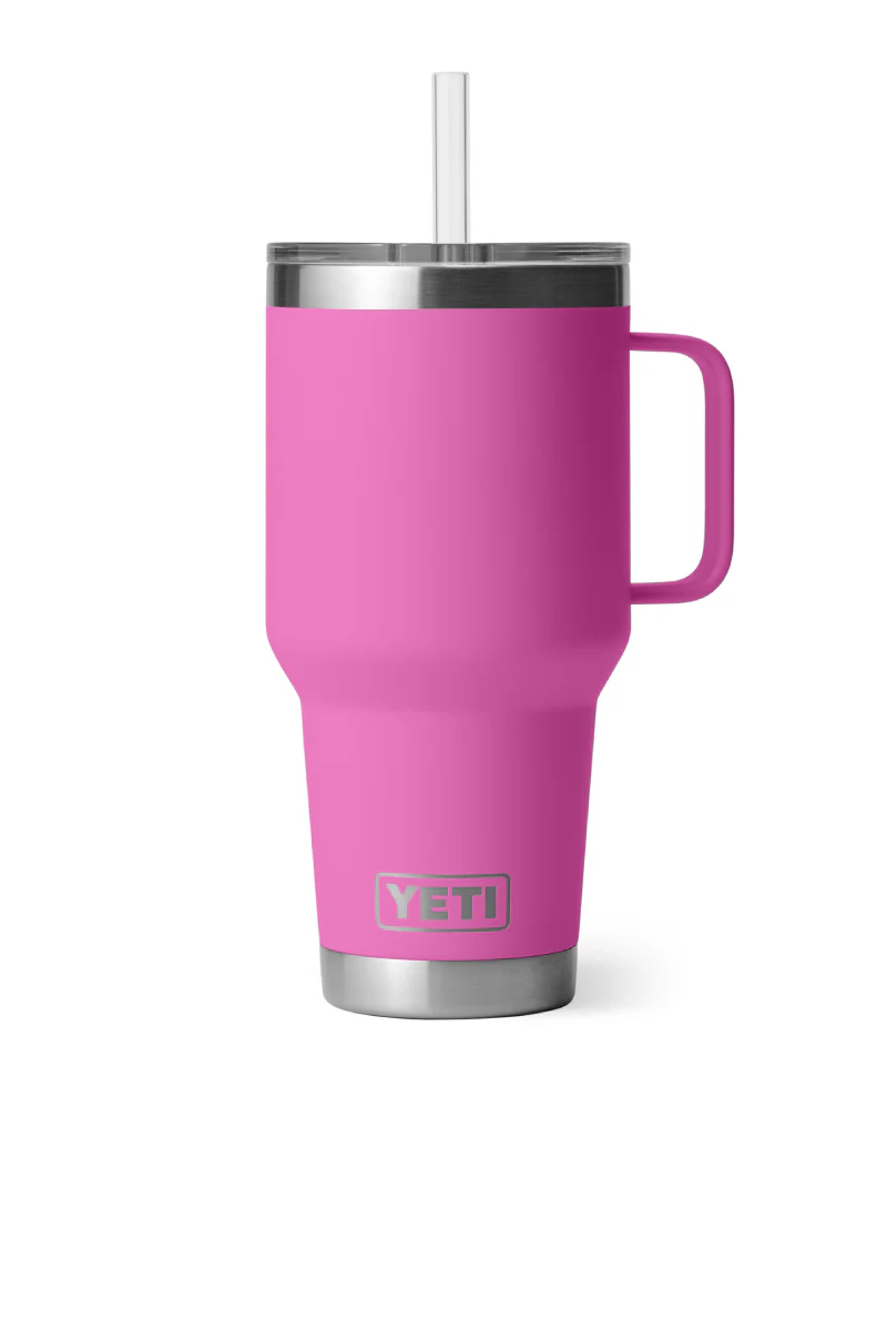 Rambler 35 oz Straw Mug - Wildflower Fuchsia - Image 2
