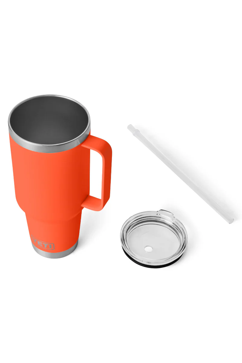 Rambler 42 oz Straw Mug - Papaya - Image 4