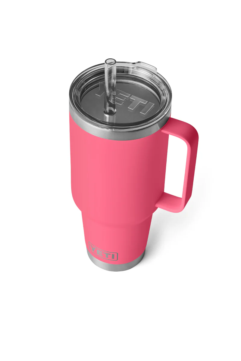 Rambler 42 oz Straw Mug - Tropical Pink - Image 3