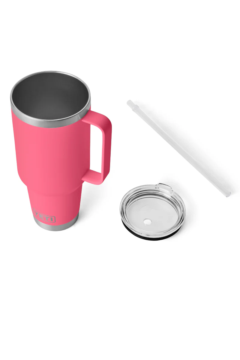Rambler 42 oz Straw Mug - Tropical Pink - Image 4